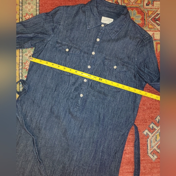 Cute "Universal Thread" Lightweight Blue Denim Shirt Dress w/belt, XS - Picture 7 of 8